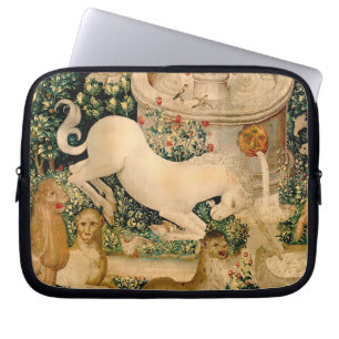Housse Pour Ordinateur Portable Tapisseries de licorne médiévale Impression : Met 