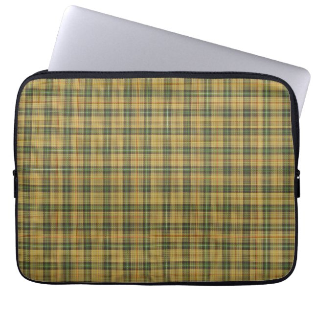 Housse Pour Ordinateur Portable tartan de la Saskatchewan (Devant)