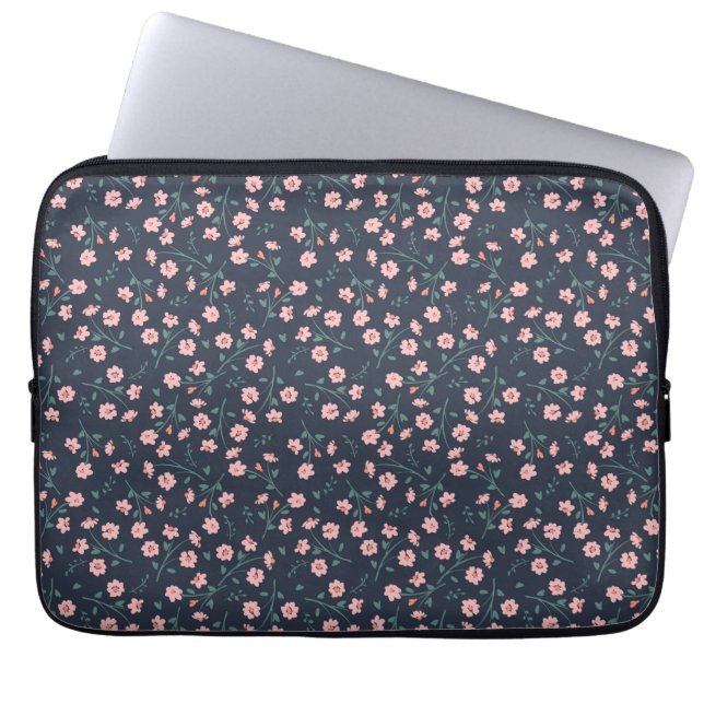 Housse Pour Ordinateur Portable Tatouages à fleurs (Devant)