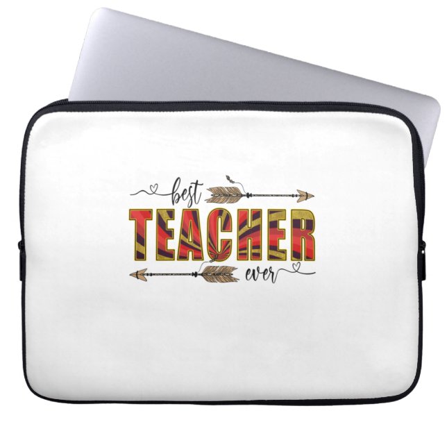 Housse Pour Ordinateur Portable Teacher Art Best Teacher Evers (Devant)