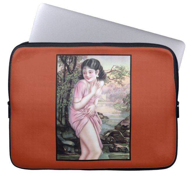 Housse Pour Ordinateur Portable Tease en Stream Oasis par Shanghai China Girl (Devant)