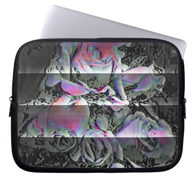 Housse pour ordinateur portable Techno Bouquet (Devant)