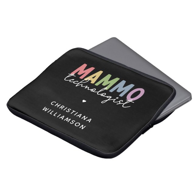 Housse Pour Ordinateur Portable Technologue Mammographie sur mesure (Devant haut)