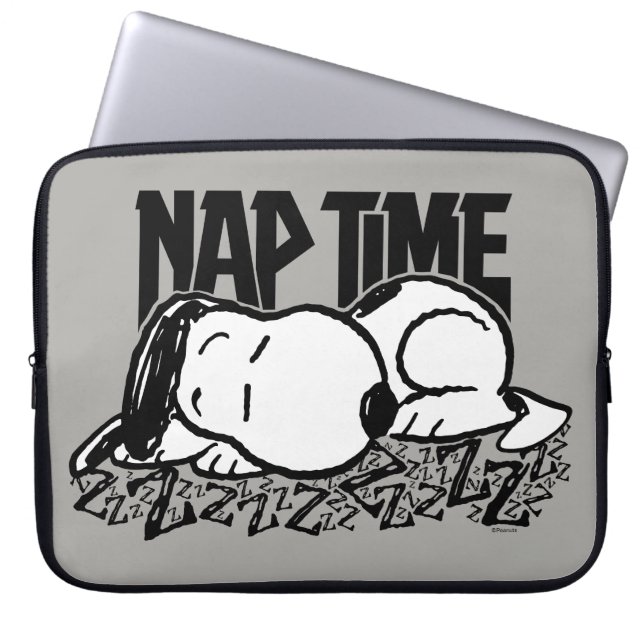 Housse Pour Ordinateur Portable Tee - shirt | Snoopy Nap Time (Devant)