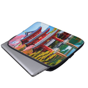 Housse Pour Ordinateur Portable Temple japonais