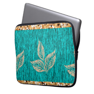 Housse Pour Ordinateur Portable Ténèbres Tendance Turquoise