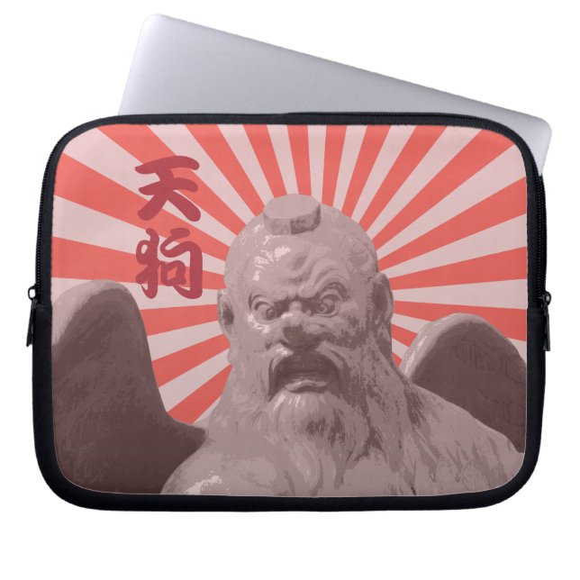 Housse Pour Ordinateur Portable Tengu Yokai japonais Pop Art (Devant)