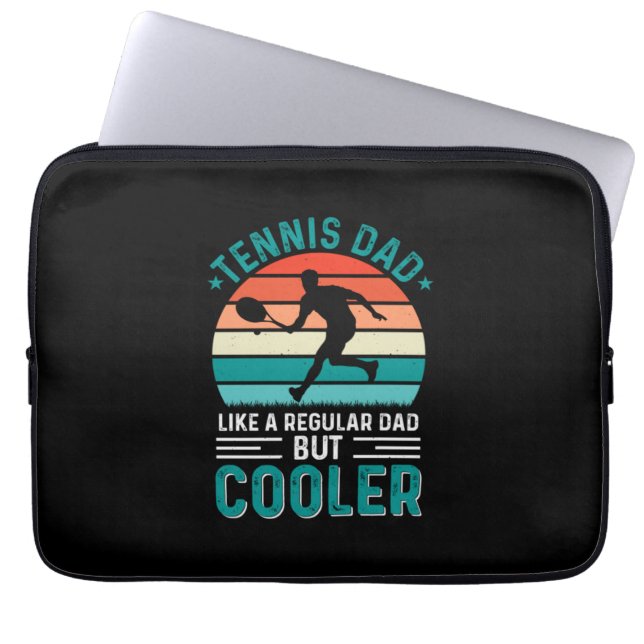 Housse Pour Ordinateur Portable Tennis Papa Retro Sunset (Devant)
