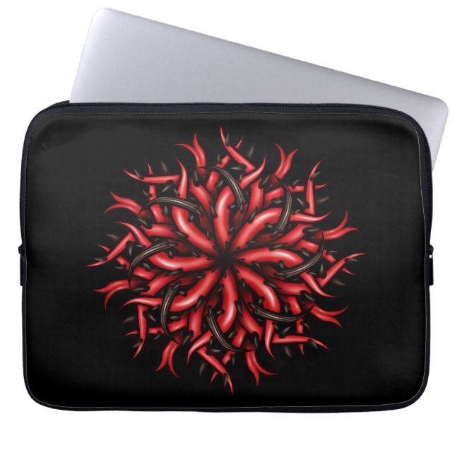 Housse Pour Ordinateur Portable Tentacles Gothique Déplaisant Horreur (Devant)