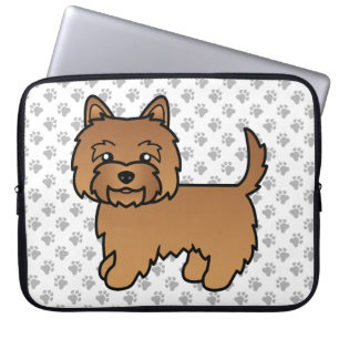 Housse Pour Ordinateur Portable Tervueren Cairn Terrier Chien de Dessin Animé Mign