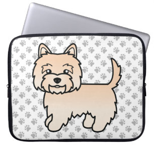 Housse Pour Ordinateur Portable Tervueren Cairn Terrier Chiot Mignon Dessin Animé