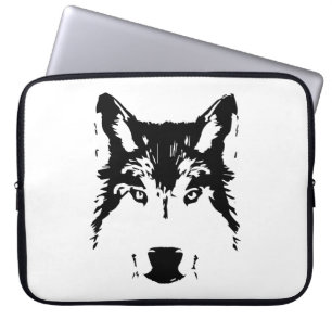 Housse Pour Ordinateur Portable Tête de loup