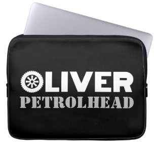 Housse Pour Ordinateur Portable Tête d'Oliver Petrol
