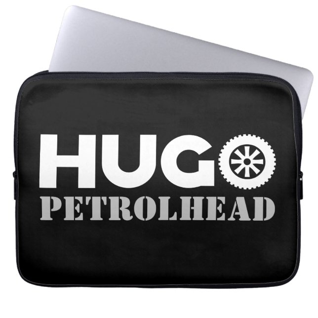 Housse Pour Ordinateur Portable Tête Hugo Petrol (Devant)