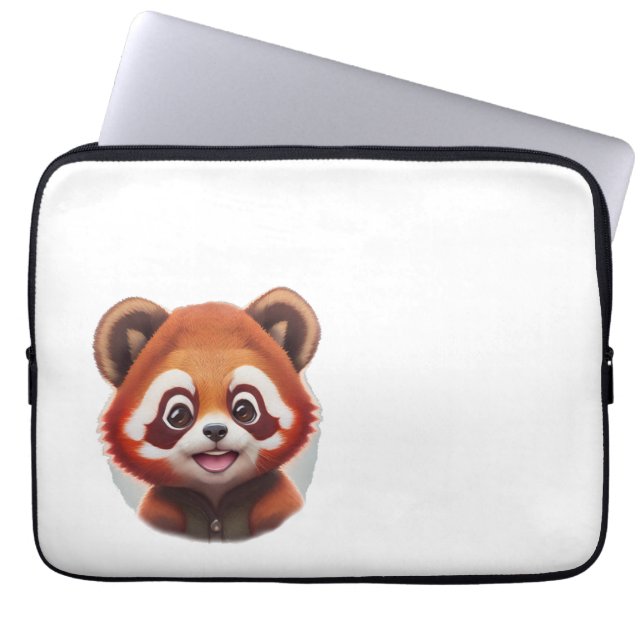 Housse Pour Ordinateur Portable Tête rouge de Pandakopf (Devant)