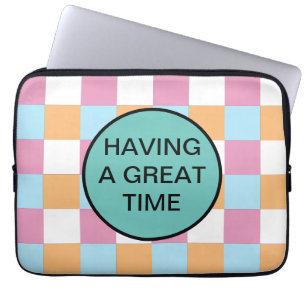 Housse Pour Ordinateur Portable Texte personnalisé amusant