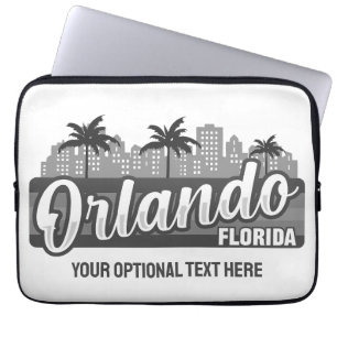 Housse Pour Ordinateur Portable Texte personnalisé Orlando Floride