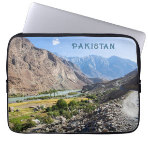 Housse Pour Ordinateur Portable Texte personnalisé Pakistan