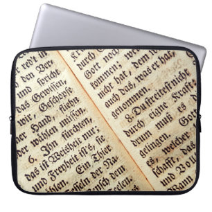 Housse Pour Ordinateur Portable texture Arrière - plan un livre écriture
