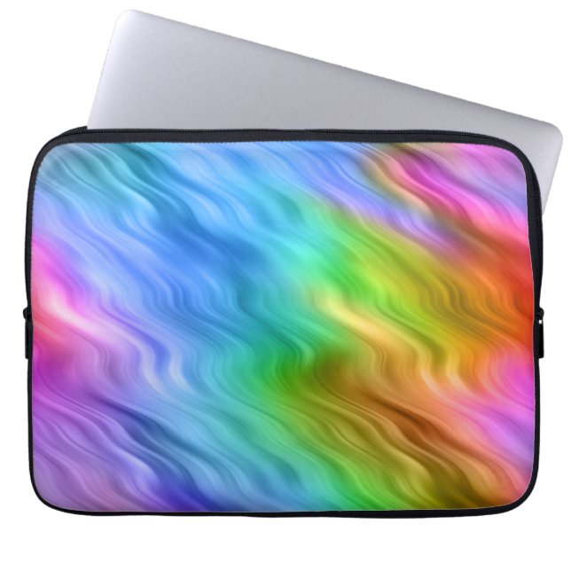 Housse Pour Ordinateur Portable Texture blanche (Devant)