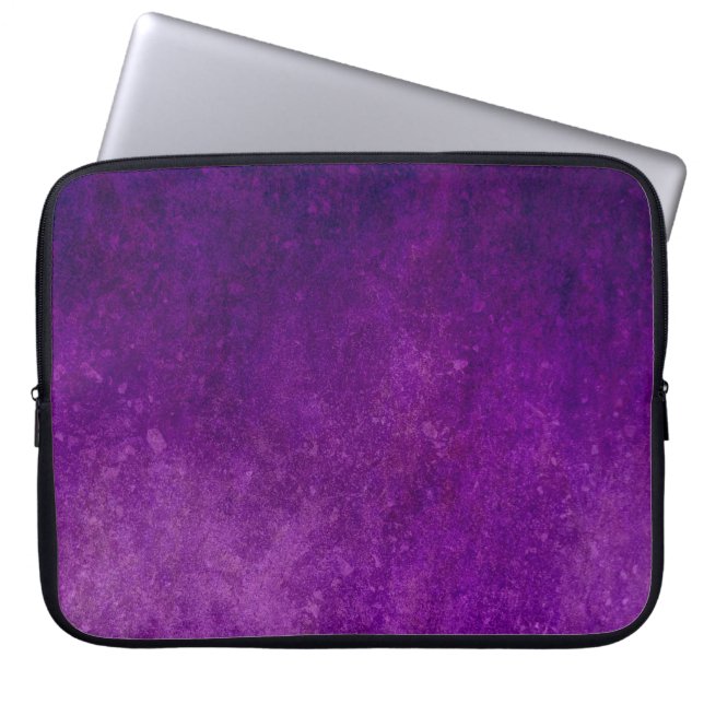 Housse Pour Ordinateur Portable Texture de grunge arrière - plan violette (Devant)