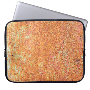 Housse Pour Ordinateur Portable Texture de l'ancien métalabstrait peint, l'âge, an
