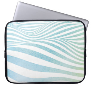 Housse Pour Ordinateur Portable texture de l'eau Abstraite faite à la main peinte