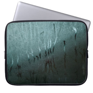 Housse Pour Ordinateur Portable Texture de l'humidité de la fenêtre de verre