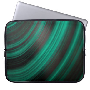 Housse Pour Ordinateur Portable texture de malachite minéral pierre roche motif ge