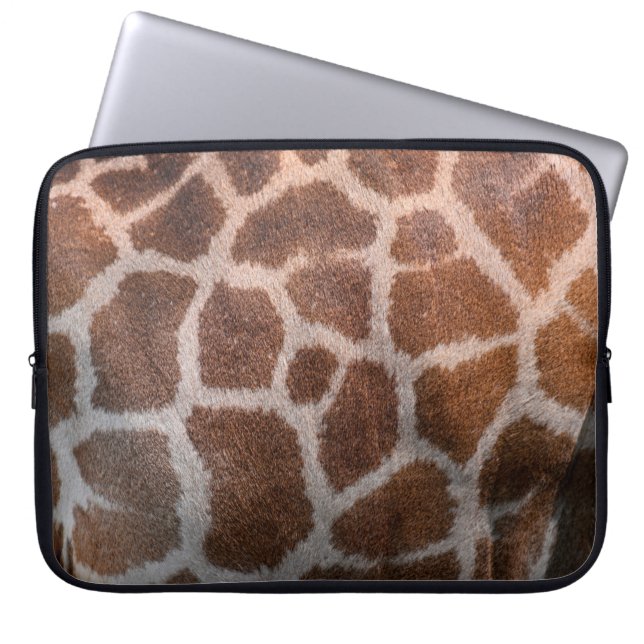 Housse Pour Ordinateur Portable Texture de peau de girafe (Devant)