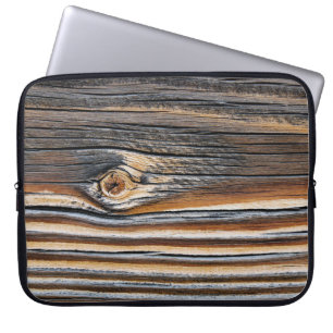 Housse Pour Ordinateur Portable Texture du noeud de grain de bois cool