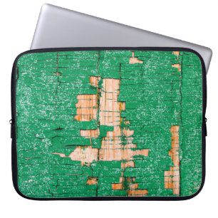 Housse Pour Ordinateur Portable Texture d'une vieille clôture en bois avec peintur