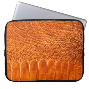 Housse Pour Ordinateur Portable Texture en cuir d'autruche
