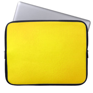 Housse Pour Ordinateur Portable texture feuille or arrière - plan feuille jaune br