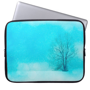 Housse Pour Ordinateur Portable Texture hiver arrière - plan