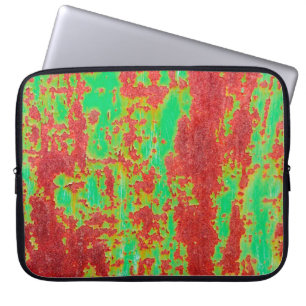 Housse Pour Ordinateur Portable Texture métallique avec égratignures et fissures e