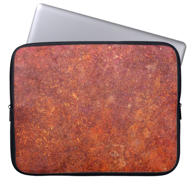 Housse Pour Ordinateur Portable texture rustique métallique (Devant)
