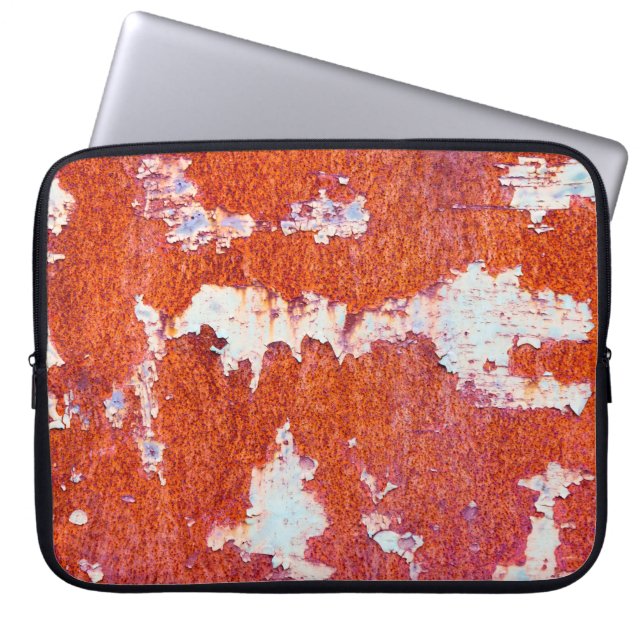 Housse Pour Ordinateur Portable Texturegrunge en métal rouillé, texturé, abstrait, (Devant)