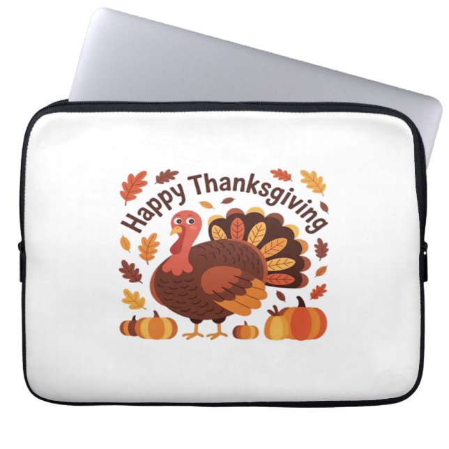 Housse Pour Ordinateur Portable Thanksgiving Turquie - Automne Vacances Classic Ov (Devant)