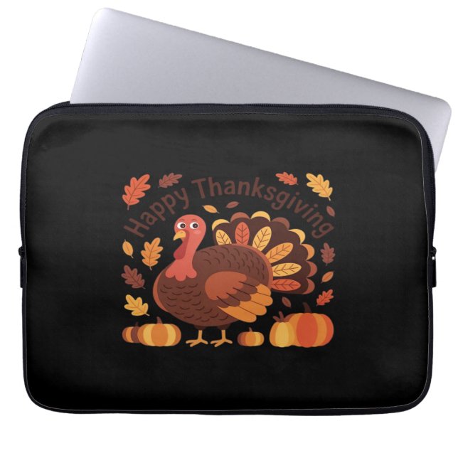 Housse Pour Ordinateur Portable Thanksgiving Turquie - Automne Vacances Classic Ov (Devant)