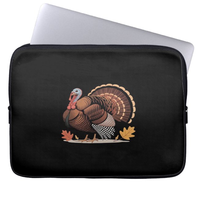 Housse Pour Ordinateur Portable Thanksgiving Turquie - Automne Vacances Classique  (Devant)