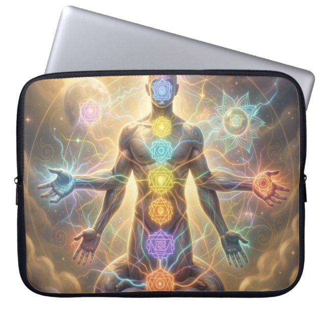 Housse Pour Ordinateur Portable The 7 Chakras´7 (Devant)