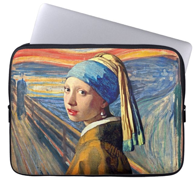 Housse pour ordinateur portable The Girl's Scream (Devant)