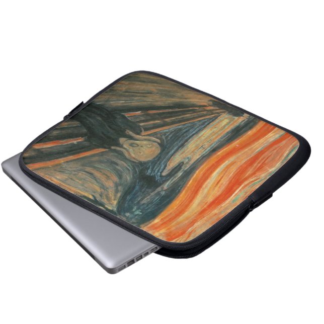 Housse Pour Ordinateur Portable The Scream - Edvard Munch (Devant bas)