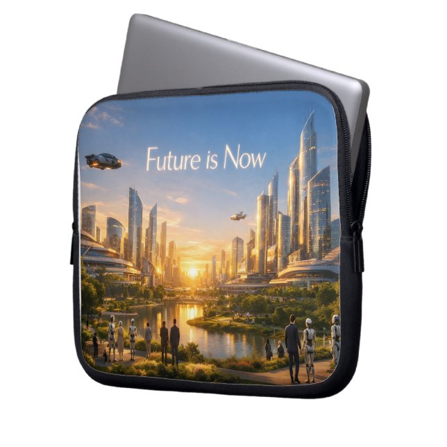 Housse Pour Ordinateur Portable The Smart City of the Future (devant gauche)