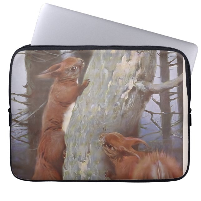 Housse Pour Ordinateur Portable THE SQUIRREL (Sciurus vulgaris) (Devant)