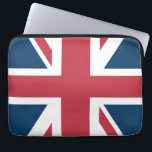 Housse Pour Ordinateur Portable The Union Jack British Flag Laptop Sleeve<br><div class="desc">Laptop sleeve with The Union Jack flag design. This United Kingdom flag design is a great way to show you are proud to be British.</div>