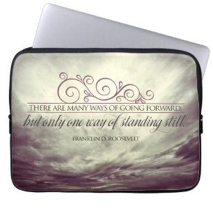 Housse Pour Ordinateur Portable Theodore Roosevelt Citation Inspirationnelle "Debo