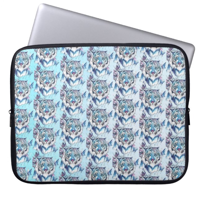 Housse Pour Ordinateur Portable Tigre (Devant)