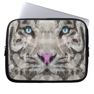 Housse Pour Ordinateur Portable tigre blanc